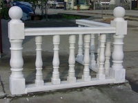 Balustre en pierre de marbre et de granit d'approvisionnement d'usine pour la balustrade d'escalier et le balcon