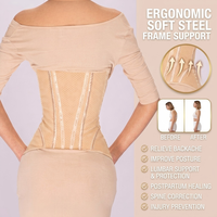 Fajas Colombianas Latex Waist Trainer 11 Steel Bones Tummy Control Body Shaper pour les femmes Snatched Hourglass Cincher (116 Chars)