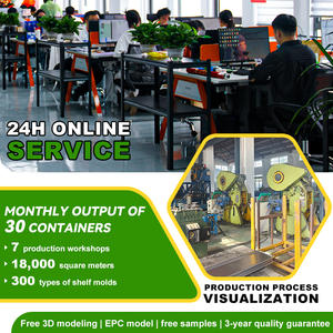 Estantes de Supermercado para Frutas y Verduras de Color Blanco al por Mayor de Fábrica, Cesta Multiusos para Exhibición de Frutas y Verduras - Product Image 5