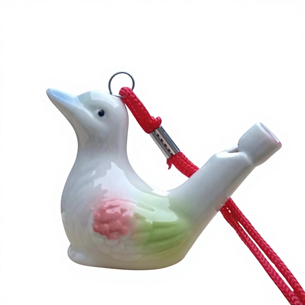 Canard à bec bleu (avec corde)