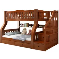 الاطفال سرير بطابقين s للطلاب والأطفال خزائن الصناعية سرير خشبي دورين مزود بطاولة سرير بطابقين للطفل والتوأم