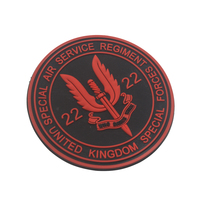 Patch en PVC SAS des forces spéciales britanniques qui ose gagner BERET Air Service Regiment patchs Badges