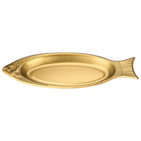 Platos para Pescado de Acero Inoxidable 304, Plato Ovalado Creativo para Barbacoa, para Cocina y Restaurante
