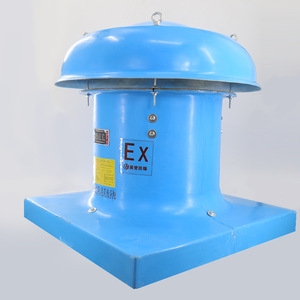 Ventilador Axial a Prueba de Explosiones DWT-I-9, Ventilador de Techo de FRP, Azul, Bajo Nivel de Ruido - Product Image 1