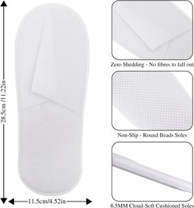 Pantoufles jetables en tissu non tissé à prix de gros, semelle écologique, pour hôtel - Product Image 5
