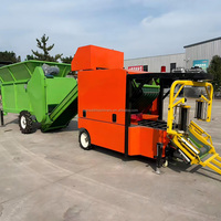 Nouvelle conception 2026 – Enfouisseuse et enrouleuse automatique professionnelle double enveloppement pour ensilage, mini-presse à balles rondes pour foin