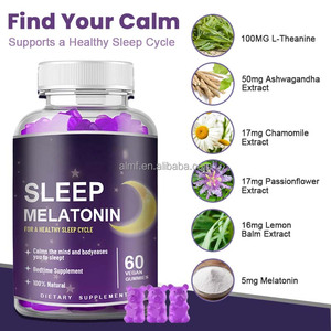 Suplemento Vegano 100% Natural para Dormir con L-Teanina, Calma la Mente y el Cuerpo, Facilita el Sueño, Ciclo de Sueño Saludable, 60 Cápsulas, Melatonina para Dormir - Product Image 3