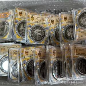 Серебряный доллар Юань Шикай, 1919 год, 8-й год республики Китай, оригинальный, очищенный, состояние XF, редкая китайская коллекционная монета - Product Image 2