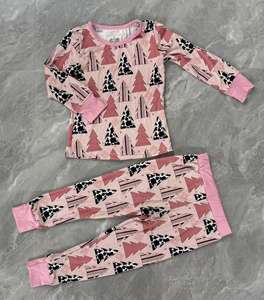 ชุดเสื้อผ้าเด็กน่ารักลายตัวอักษรแบบคอลลาจ ผ้าใยไผ่นุ่ม เสื้อแขนยาว กางเกงจ็อกเกอร์ สำหรับเด็กผู้หญิง รุ่นใหม่ล่าสุด - Product Image 4