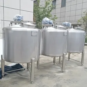 300-5000l Mixing Tank Milk Stainless Steel Storage Tank 1000l Milk Fermentation Tank