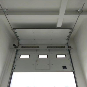 Factory Direct 40mm Thick Windproof Workshop Sliding <strong>Door</strong> Electric Lifting Rolling <strong>Back</strong> Industrial Overhead Sectional <strong>Door</strong> - Product Image 1