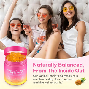 Gomitas Probióticas Femeninas para Adultos al por Mayor, Gomitas Probióticas + Ulme de Orbeja para Mujeres, Promueve una Flora Saludable y un Olor Agradable, Belleza - Product Image 5