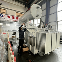 Transformador de Distribución Trifásico Sumergido en Aceite de 20kV 0.4kV 400V 1MVA-10MVA con Bobina de Conservación y Bobinado de Aluminio