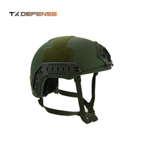 Casque tactique de sécurité PE/Aramide à coupe haute pour entraînement, avec système Wendy, protection de la tête, prix usine, idéal pour les achats multiples.