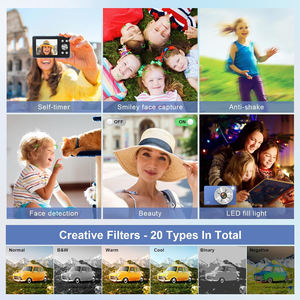 Appareil photo instantané <span class=keywords><strong>portable</strong></span> pour enfants, couleurs vives, facile à utiliser, capturez des moments amusants avec zoom 16x et écran LCD de 2,8 pouces, appareil photo compact - Product Image 4