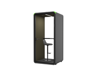 Cabine de réunion acoustique portable insonorisée, cabine téléphonique mobile privée pour appels téléphoniques