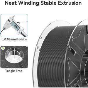 Filamento Creality Hyper PLA de 1.75mm, 1kg, Negro con Etiquetas RFID para Impresora 3D - Product Image 5