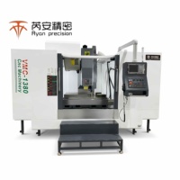 Centre d'usinage CNC robuste Ryan VMC1380 avec contrôleur Fanuc, haute précision, 5 axes, magazine d'outils 32T/24T, THK BT40
