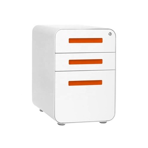 Phong Cách Hiện Đại Stockpile Đường Cong Tập Tin Tủ 3 Ngăn Kéo Di Động Bệ - Product Image 4