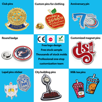 Épingle de Revers en Métal Émail Mou ou Dur Personnalisée pour Entreprises, Logos, Souvenirs, Badges Nominatifs pour Hommes en Costume