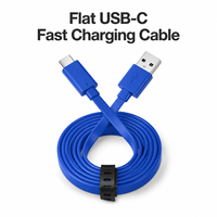 Cable USB-A a USB-C de Carga Rápida 5A 60W, 2m, Resistente, Trenzado, PVC, Conductor de Cobre Puro para Teléfonos Móviles y Tabletas