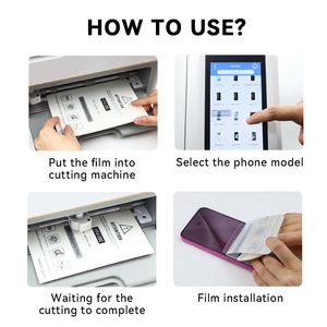 120*180mm cao rõ ràng 0.28mm EPU mềm Hydrogel tấm phim HD 3D chống vân tay điện thoại di động bảo vệ màn hình - Product Image 4