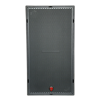 Caisson de basses passif multimédia haut de gamme double 18 pouces avec haut-parleur Bluetooth