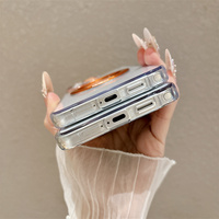 Casing HP Metal Holder 360 Grosir untuk Samsung A17 A57 A16 S23 S24 S25 S26 Ultra, Pengisian Daya Magnetik Nirkabel, Cover Transparan