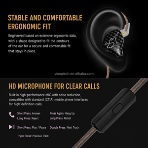 Auriculares Intrauditivos Profesionales KZ <span class=keywords><strong>ZST</strong></span> con Tecnología Híbrida 1BA+1DD, Bajos Dinámicos, Agudos Claros, Auriculares con Cable para Música - Product Image 6