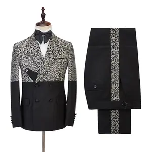 Bộ Áo Vest 2 Món Cho Nam, Áo Blazer Tuxedo May Đo Mới Nhất Cho Tiệc Cưới, Ca Sĩ, Chú Rể, Giáng Sinh, HD199 Chú Rể