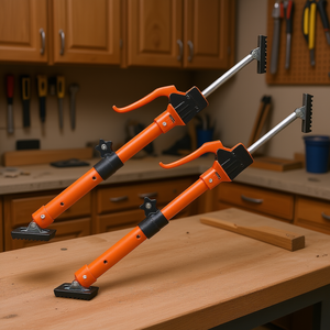 Barra de Soporte Telescópica de Acero Ajustable de 15.75-23.6 Pulgadas, Sistema de Tercera Mano para Instalación de Gabinetes - Product Image 2