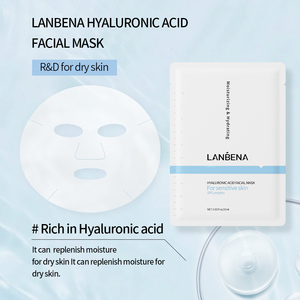 Masque facial LANBENA en gros de Guangzhou au thé vert et à l'aloe vera, masque de beauté végétalien biologique au collagène - Product Image 5