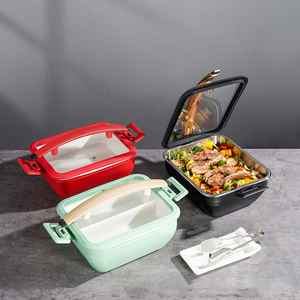 Plato de frotamiento rectangular con soporte de tapa, calentador de alimentos de buffet de acero inoxidable 304 para hotel, restaurante, catering, banquete, boda - Product Image 5