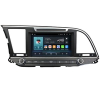 Autoradio multimédia Android 13 8+128 Go avec GPS intégré, amplificateur DSP pour Elantra 2008-2021, écran CarPlay sans fil