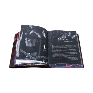 Impresión de Novela de Suspenso de Tapa Dura con Borde Rojo, Libro de Misterio y Crimen con Cubierta Negra y Encuadernación Cosida, Fabricante Personalizado - Product Image 5