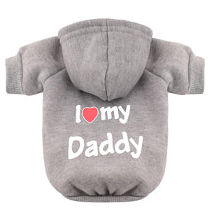 Özel kapşonlu köpekler aksesuarları ve giyim yavru Pet giysi kıyafetler köpek Hoodie giysi köpek giysileri lüks - Product Image 3