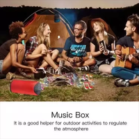 Haut-parleur portable en tissu à prix de gros abordable 113, prend en charge les cartes TF, idéal pour les fêtes en extérieur, avec subwoofer DJ et longue autonomie, haut-parleur sans fil