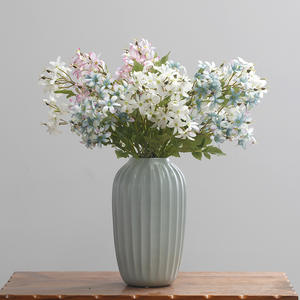 J-045 realista de látex artificial, pintura al óleo de <span class=keywords><strong>flores</strong></span> <span class=keywords><strong>lilas</strong></span> de seda <span class=keywords><strong>lilas</strong></span>, <span class=keywords><strong>flores</strong></span> para el hogar, jarrón de boda decorativo - Product Image 4