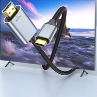 Câble USB-C vers USB-C plaqué or ultra-rapide avec gaine en PVC, 1M-4M, 4K 60Hz 1080P, Mâle-Mâle