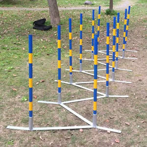 <span class=keywords><strong>Dog</strong></span> Agility 12Weave <span class=keywords><strong>Pole</strong></span> Mascotas Entrenamiento Slalom Obstáculos para perros - Product Image 3