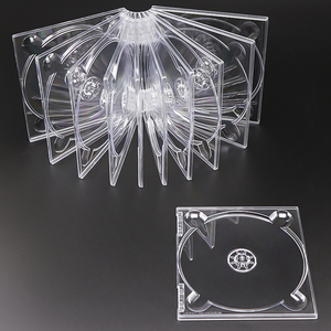 SUNSHING CD/DVD/Blu-ray Case with Multi CD Digi Tray Clear Double DVD Digi Trays Multidisc Digipak Sets for Media Storage - Product Image 1