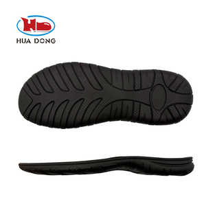 Suela para Sandalias y Pantuflas de Diseño Nuevo de Huadong, Suela de PU de Buena Calidad para Hombre, Suela Cosida - Product Image 1