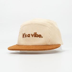 Casquette de baseball vintage personnalisée en velours côtelé, logo brodé de haute qualité, ajustable, style streetwear, sport, 6 panneaux - Product Image 3