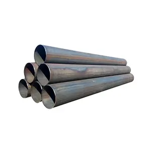 Ligne de tuyau personnalisée 3 ''4'' 5 ''Sch 80 XXS API 5L X42 X52 tuyau de ligne nue 6m 12m tuyau en acier au carbone en spirale