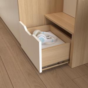 Letto a Soppalco in Legno con Ampio Armadio per Bambini, Letto a Castello Multifunzionale <span class=keywords><strong>Salvaspazio</strong></span>, Arredamento per Camera da Letto dei Bambini - Product Image 5