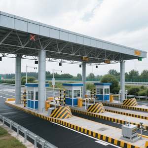 Bâtiment de péage de contrôle d'accès de station de péage d'autoroute de structure métallique de conception moderne durable pour la gestion de péage d'autoroute - Product Image 6