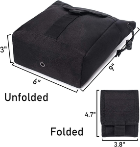 กระเป๋าเครื่องมือผ้าไนลอนผ้าอ๊อกซ์ฟอร์ดอเนกประสงค์กระเป๋านิตยสารแบบมีสายรูดพับได้ทนทานกระเป๋าตาข่ายอเนกประสงค์สำหรับจัดเก็บกลางแจ้ง - Product Image 3