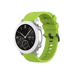 Correa deportiva inteligente de silicona de 20mm y 22mm, correa de reloj de goma para Huawei Amazfit GTR GTS 2 3 Pro 2E, correas de reloj inteligente