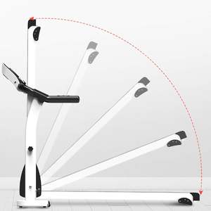 Gemotoriseerde opvouwbare loopband voor thuis en op kantoor, elektrische loopband, instelbare snelheid tot 12 km/u, cardiotraining voor thuis - Product Image 2