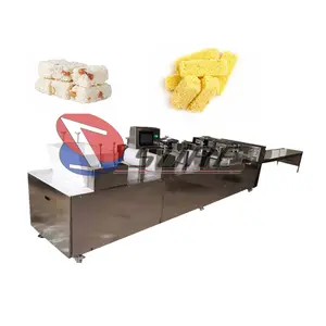 Máquina cortadora popular para formar pasteles de maní Máquina para Hacer bolas de arroz inflado Máquinas de procesamiento de maní frágiles